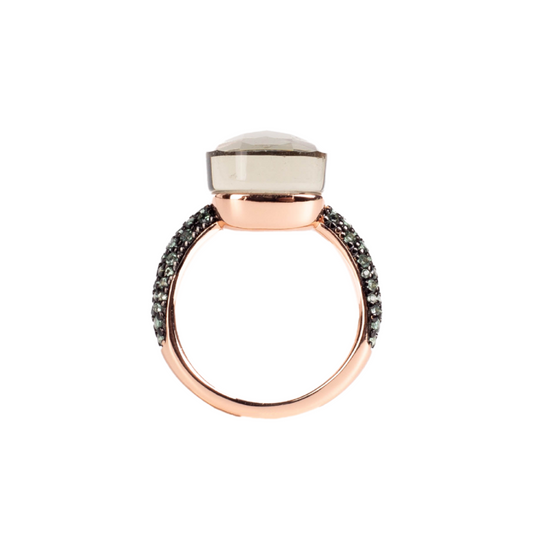 Ela Green Amethyst Ring