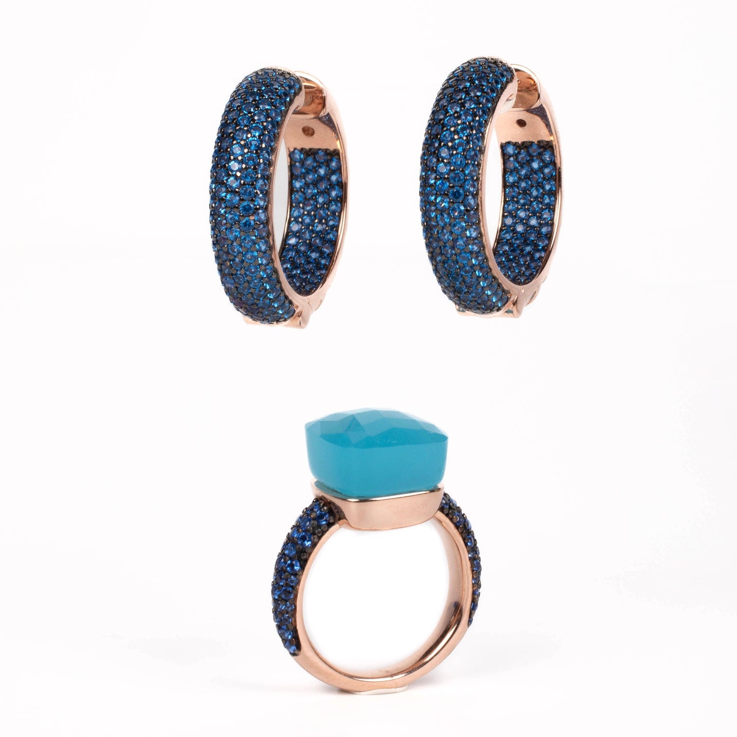 Ela Tanzanite and Chalcedony Ring