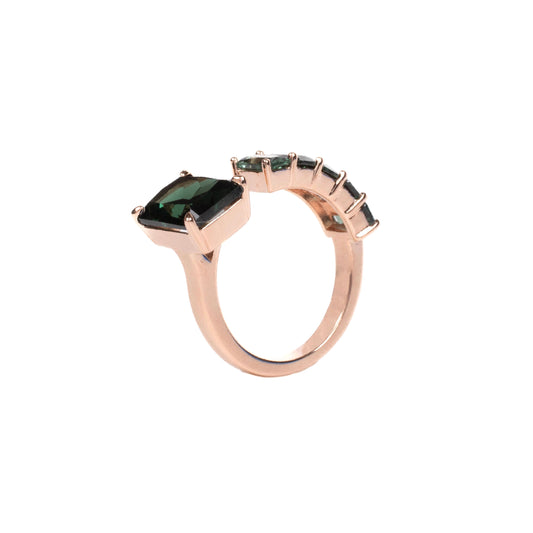 Green Tourmaline Ring