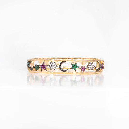 Ruby, Emeralds, Onix Bracelet