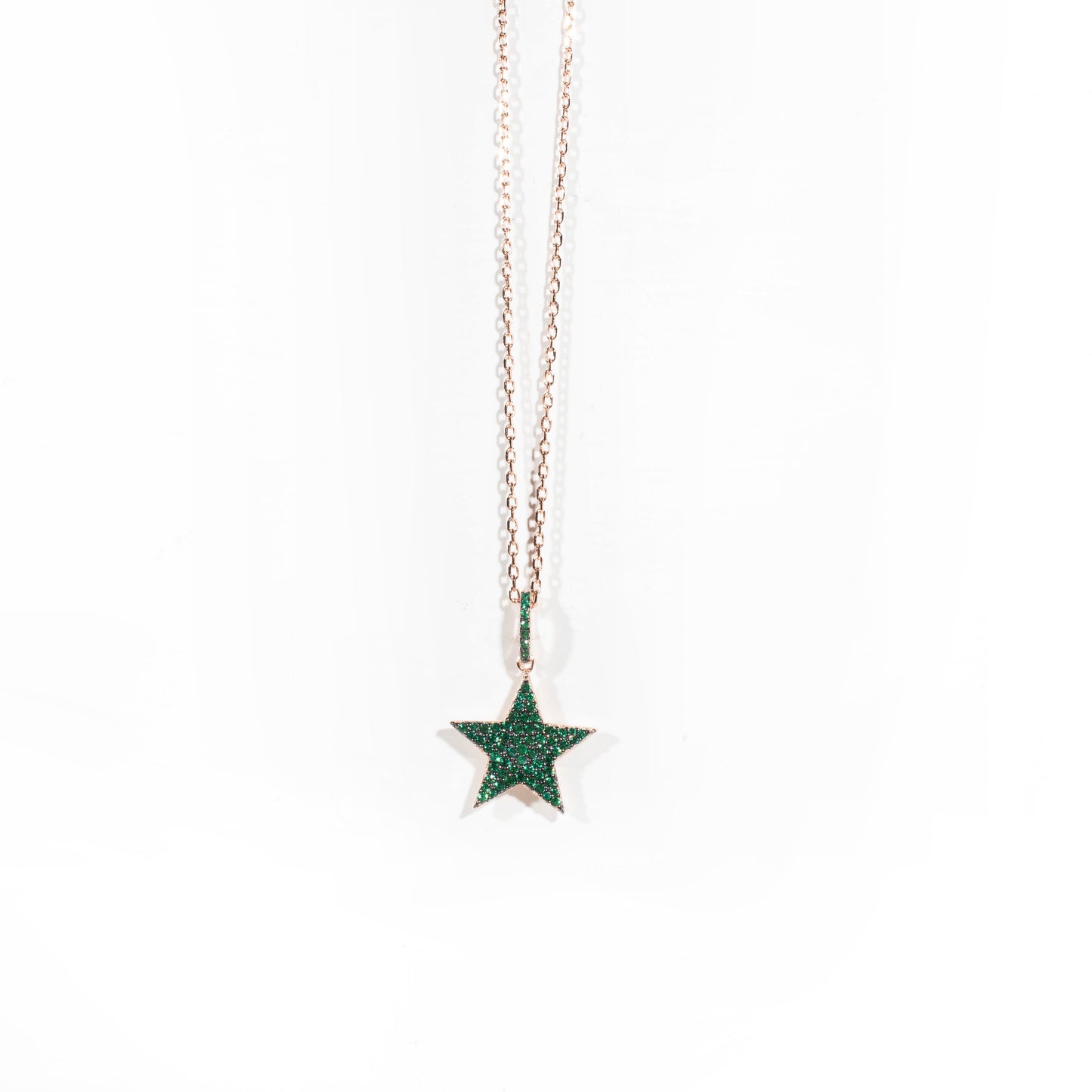 Emerald Star Necklace