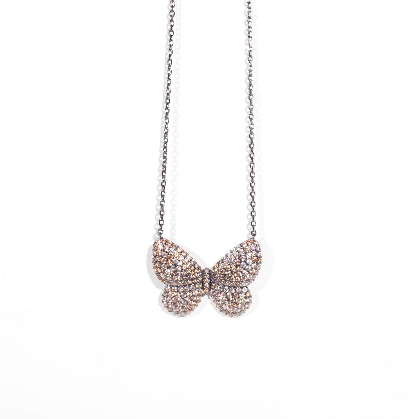 Topaz Butterfly Necklace