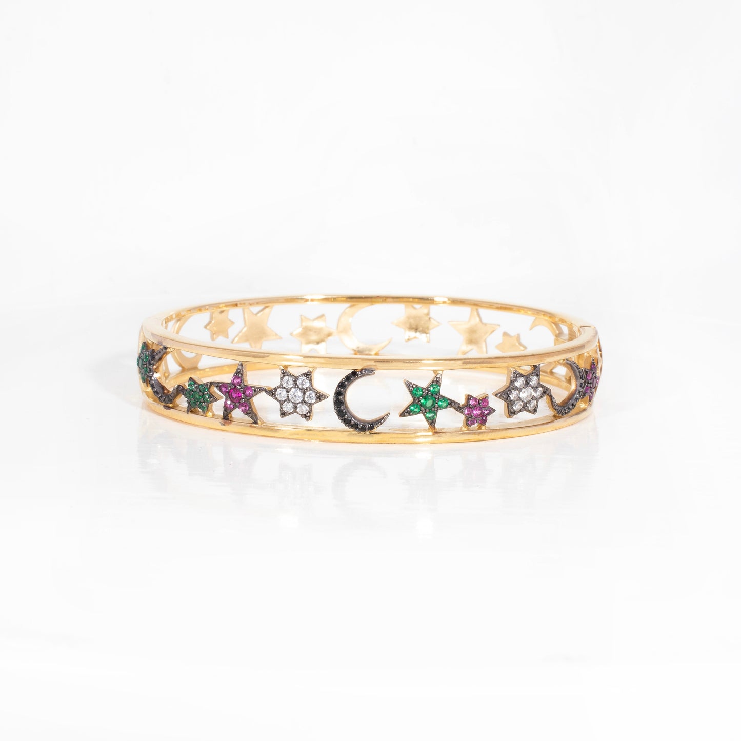 Ruby, Emeralds, Onix Bracelet