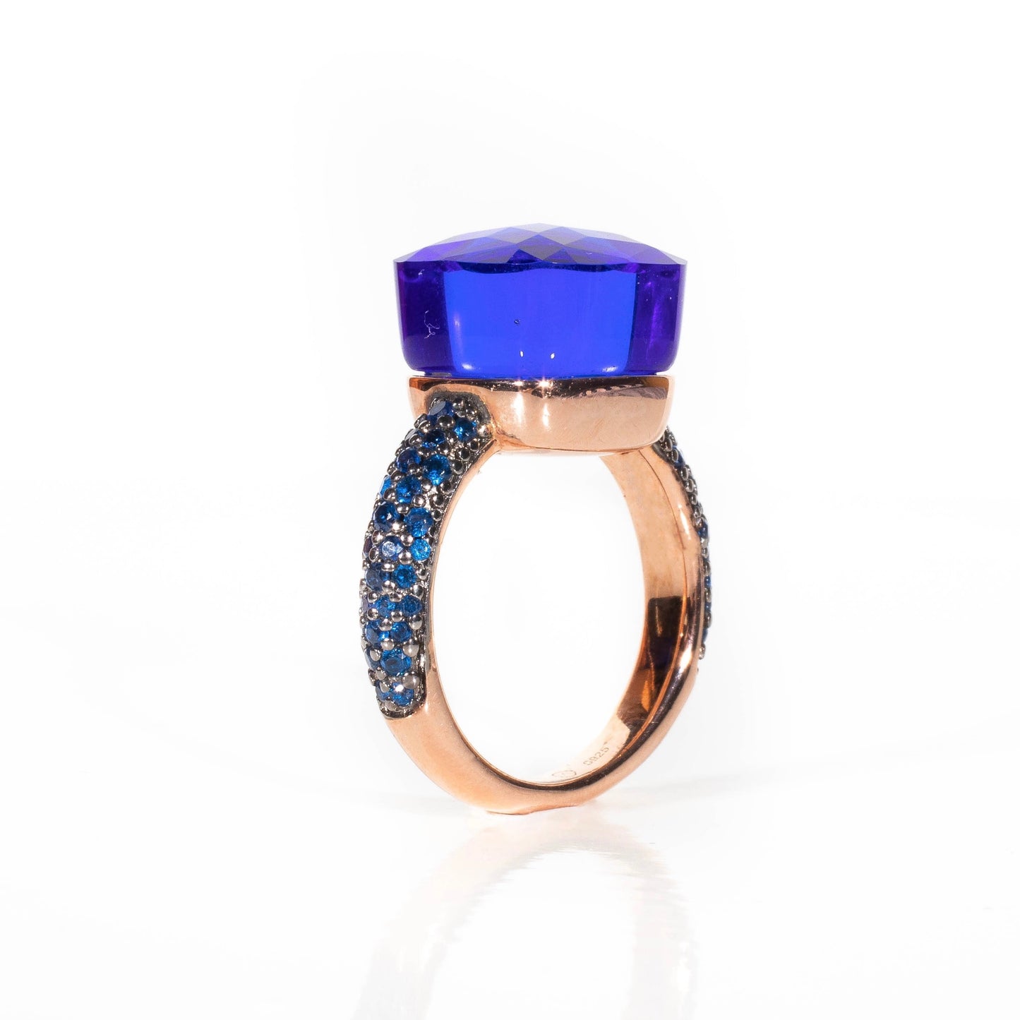 Ela Ring Tanzanite and Sapphire