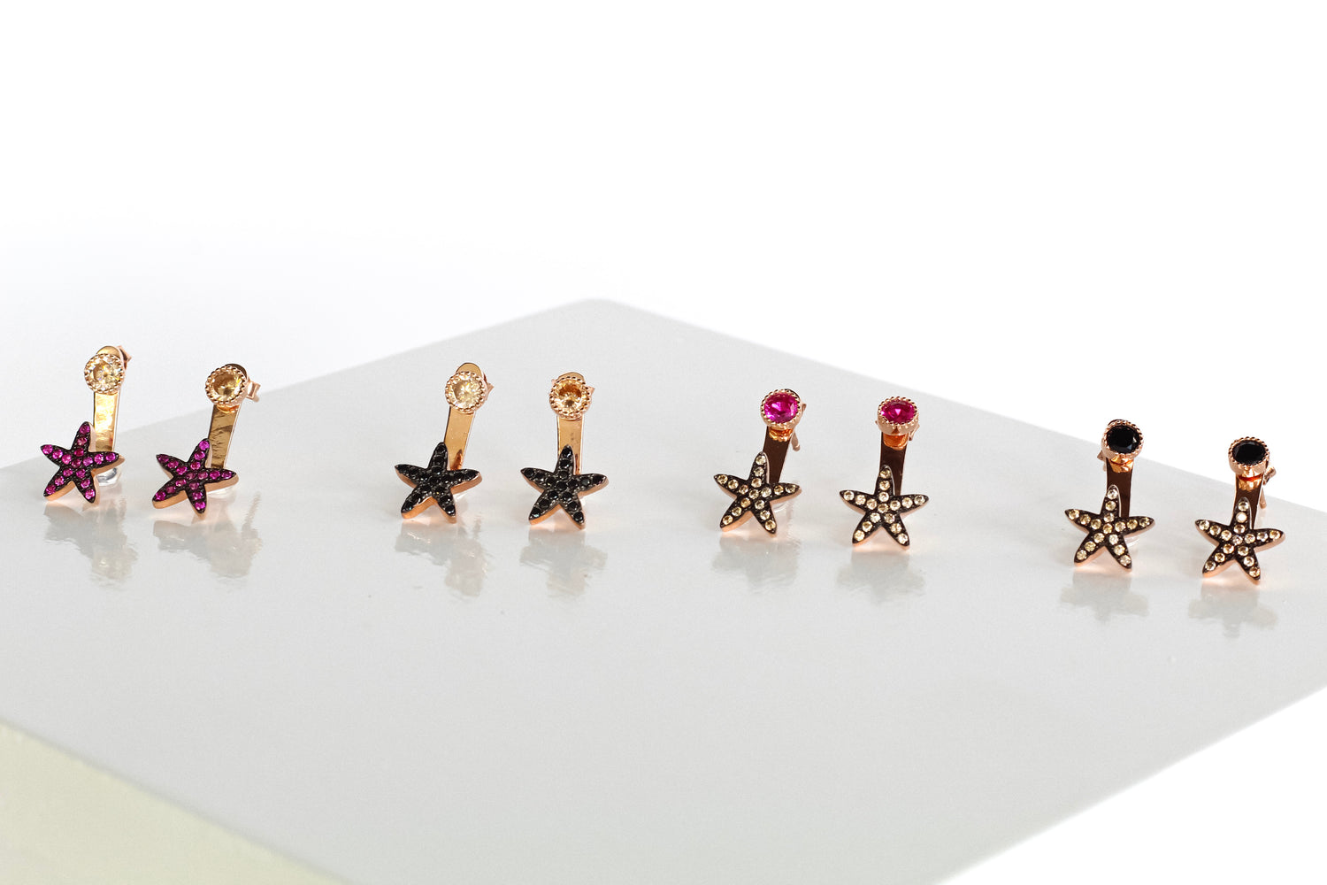 Star Double Earrings