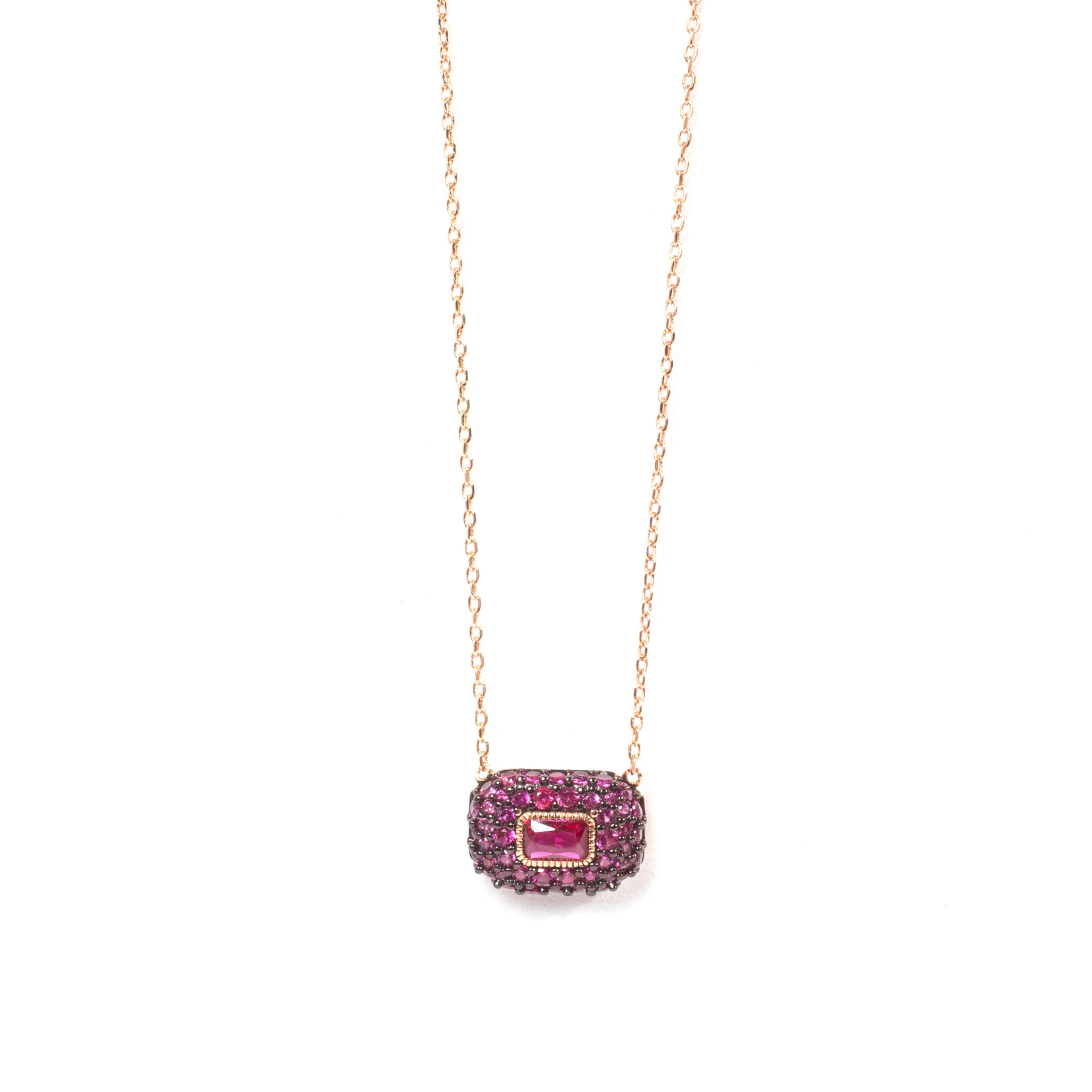 Aura Ruby Necklace