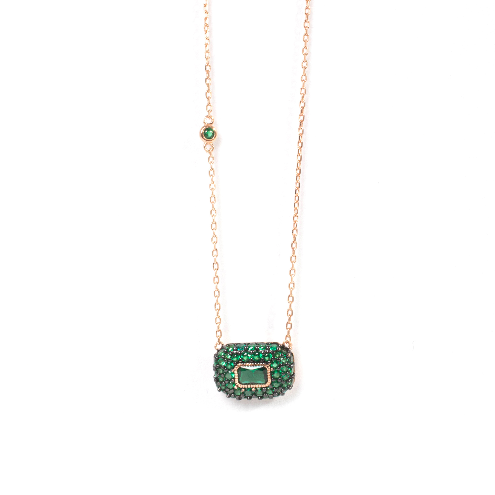 Aura Emerald Necklace