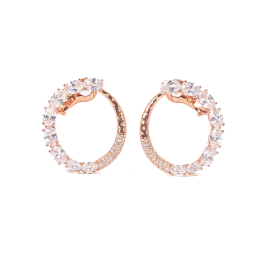 White Quartz Earrings