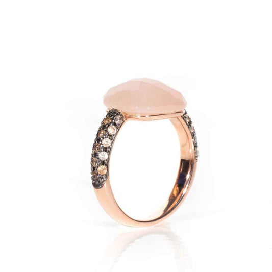 Arena Ring Topaz and Agate