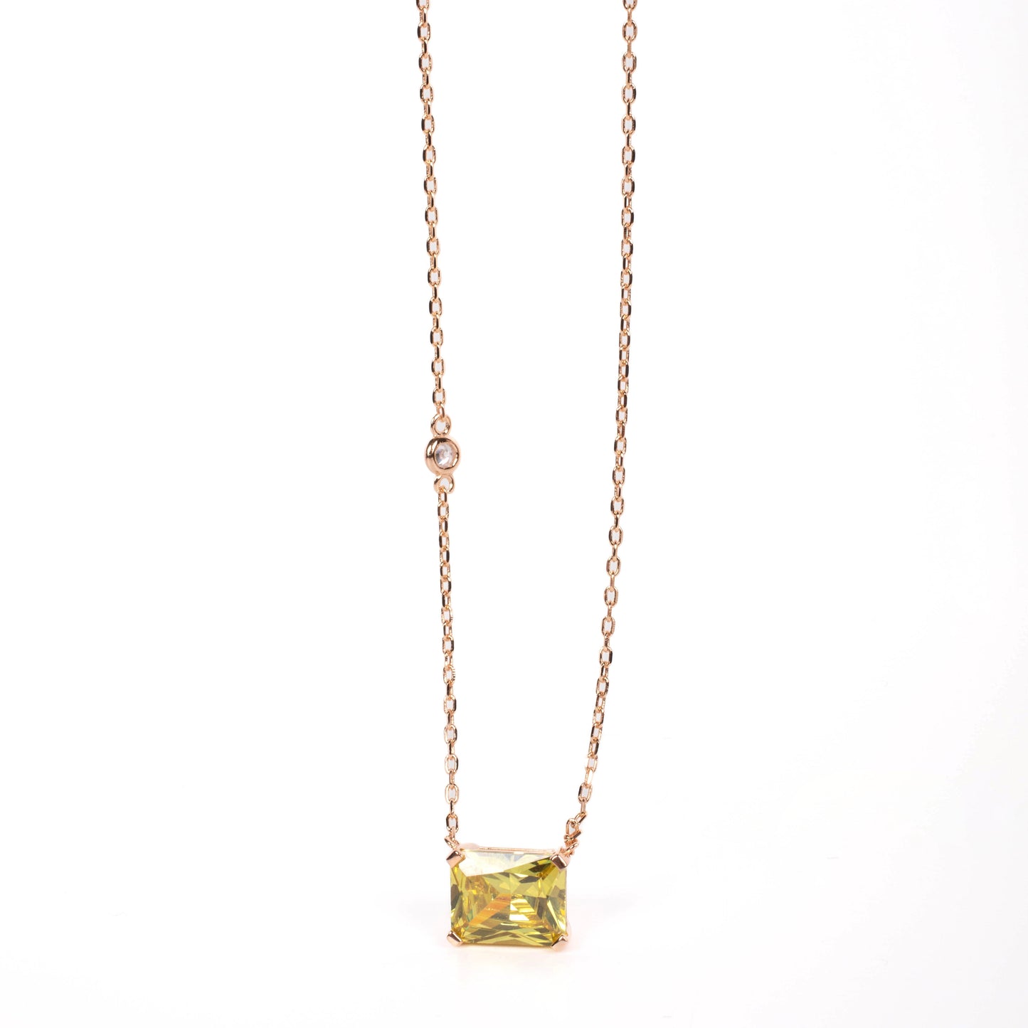 Radiant Yellow Topaz Necklace