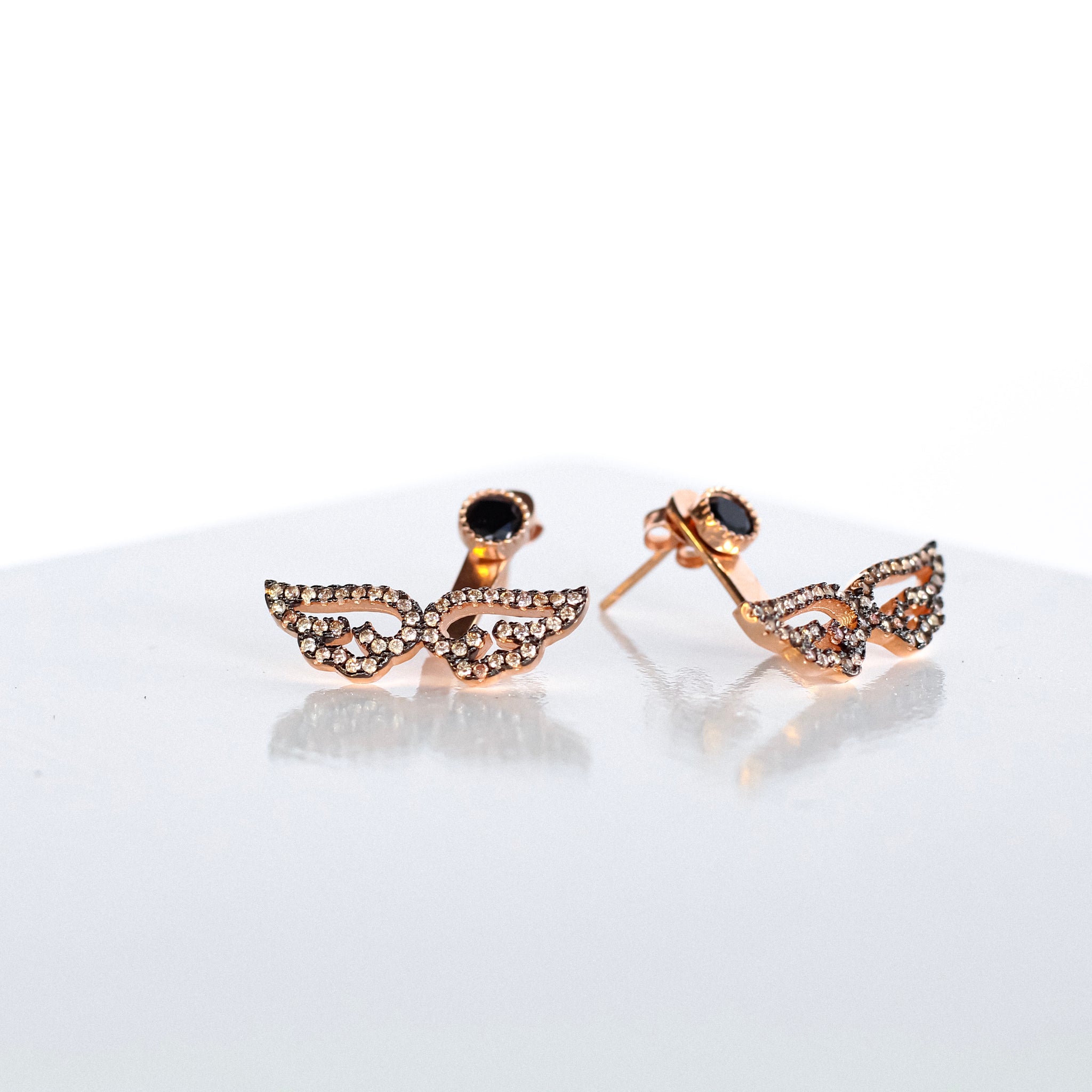 Wing Topaz Earrings