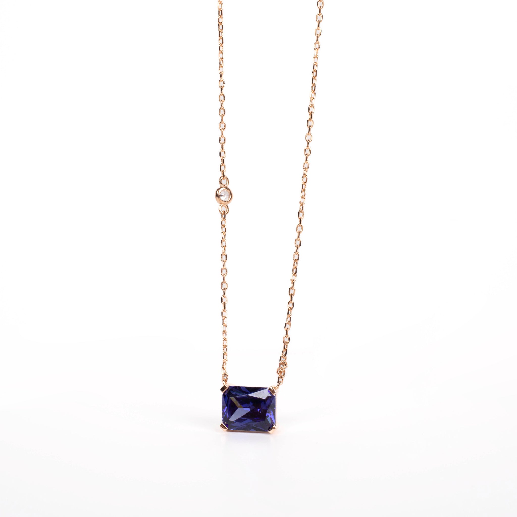 Radiant Blue Topaz Necklace
