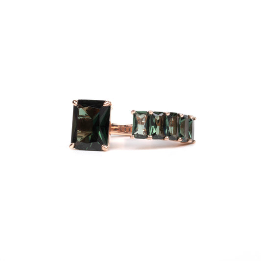 Green Tourmaline Ring