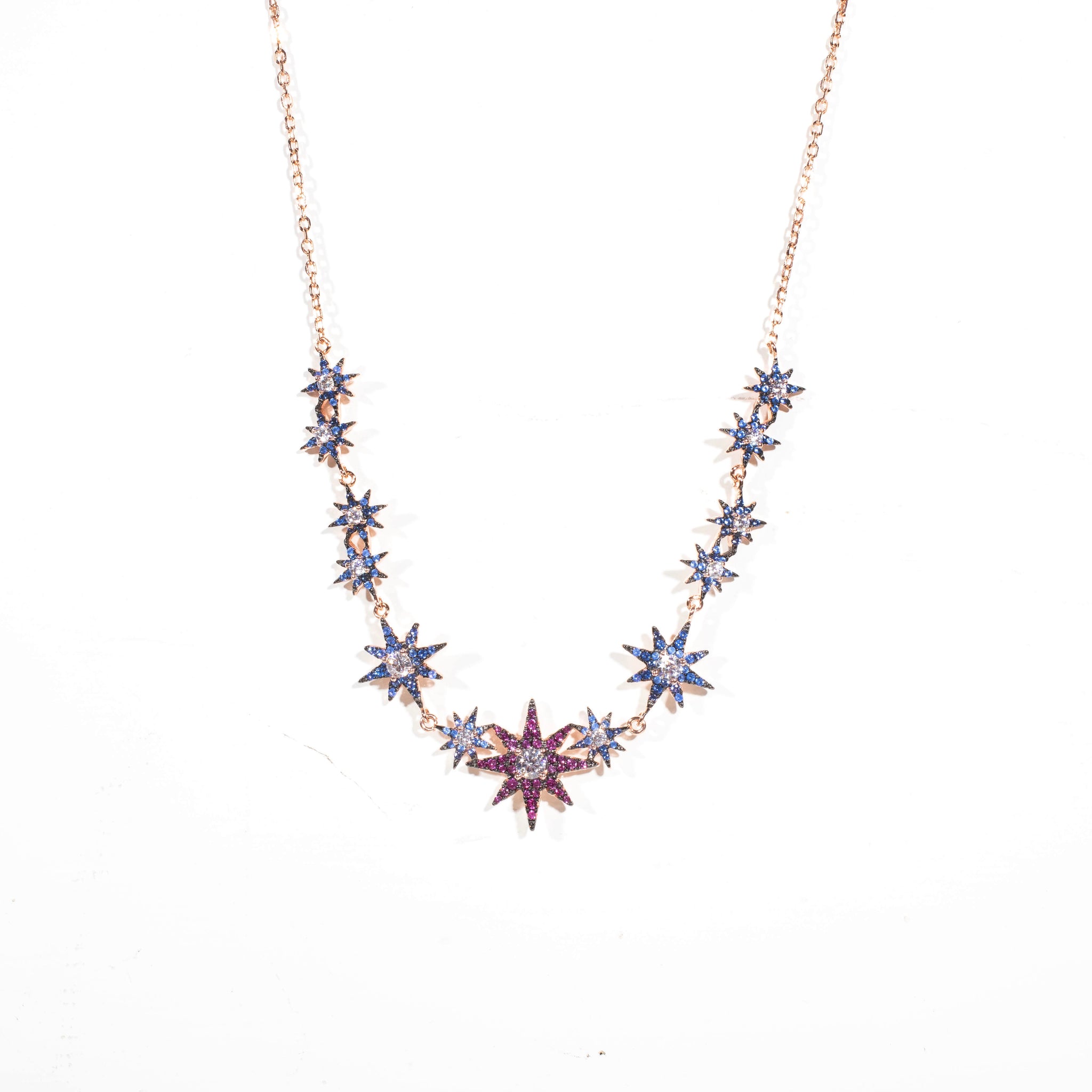 Sapphire and Ruby Necklace