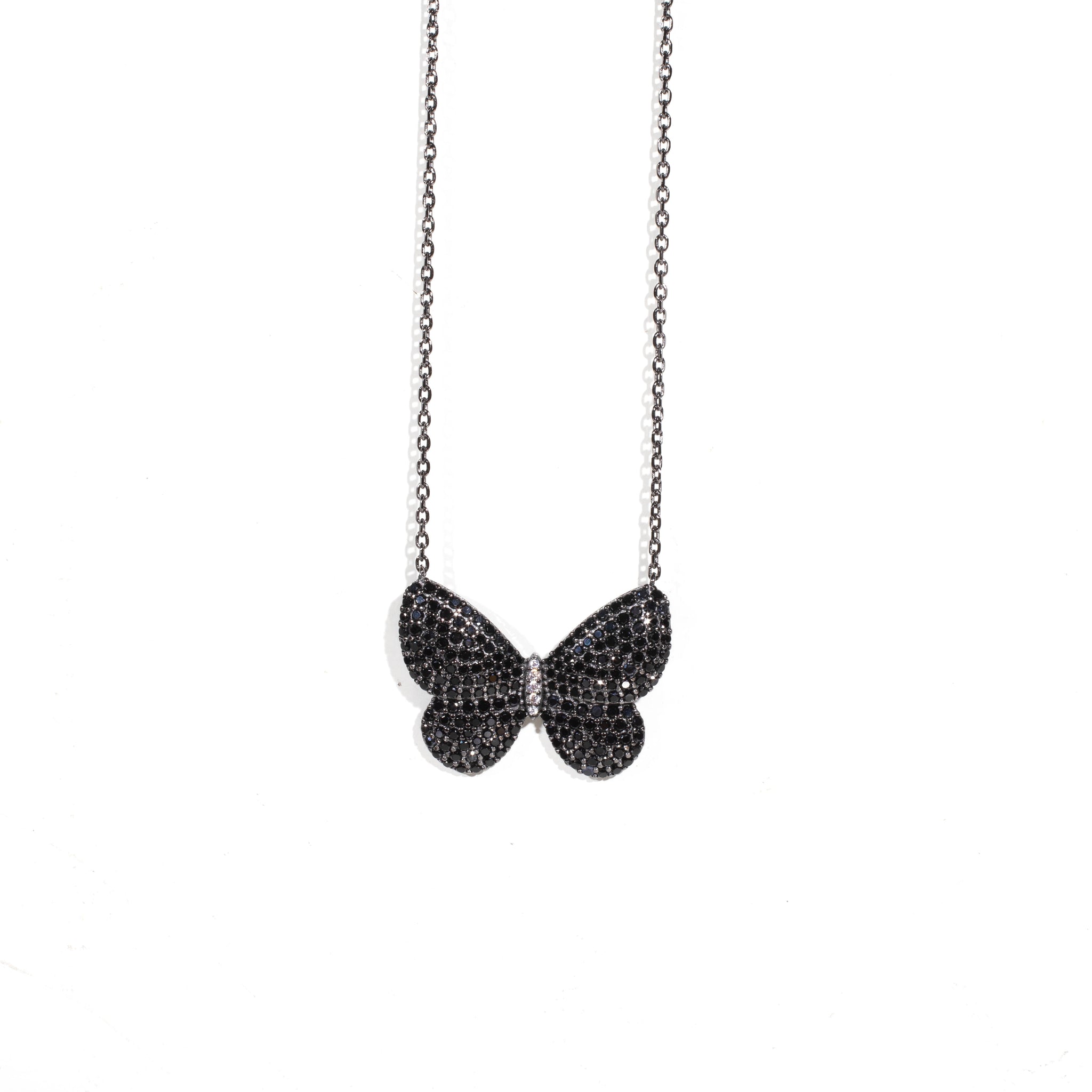 Onix Butterfly Necklace