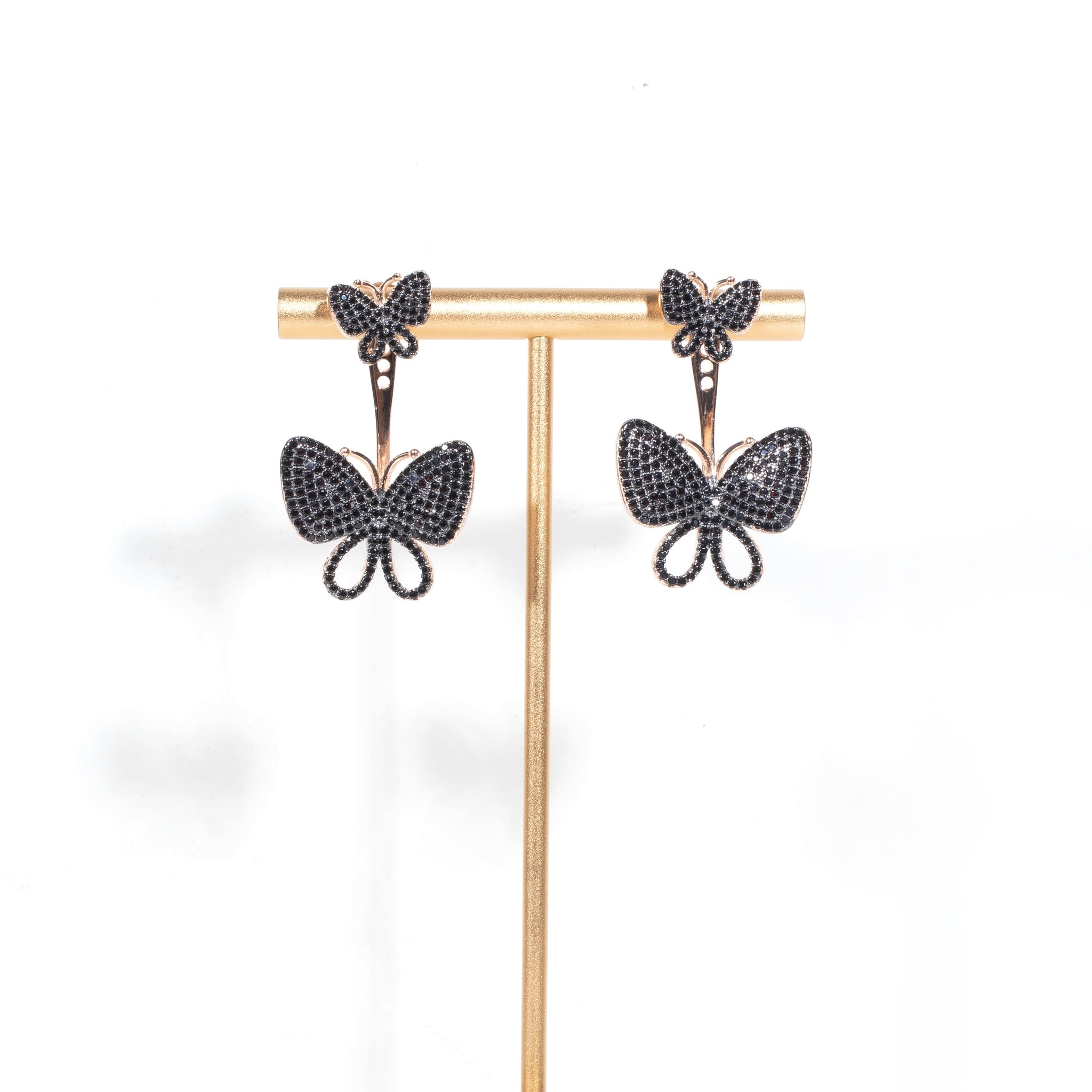 Butterfly Onix Earrings