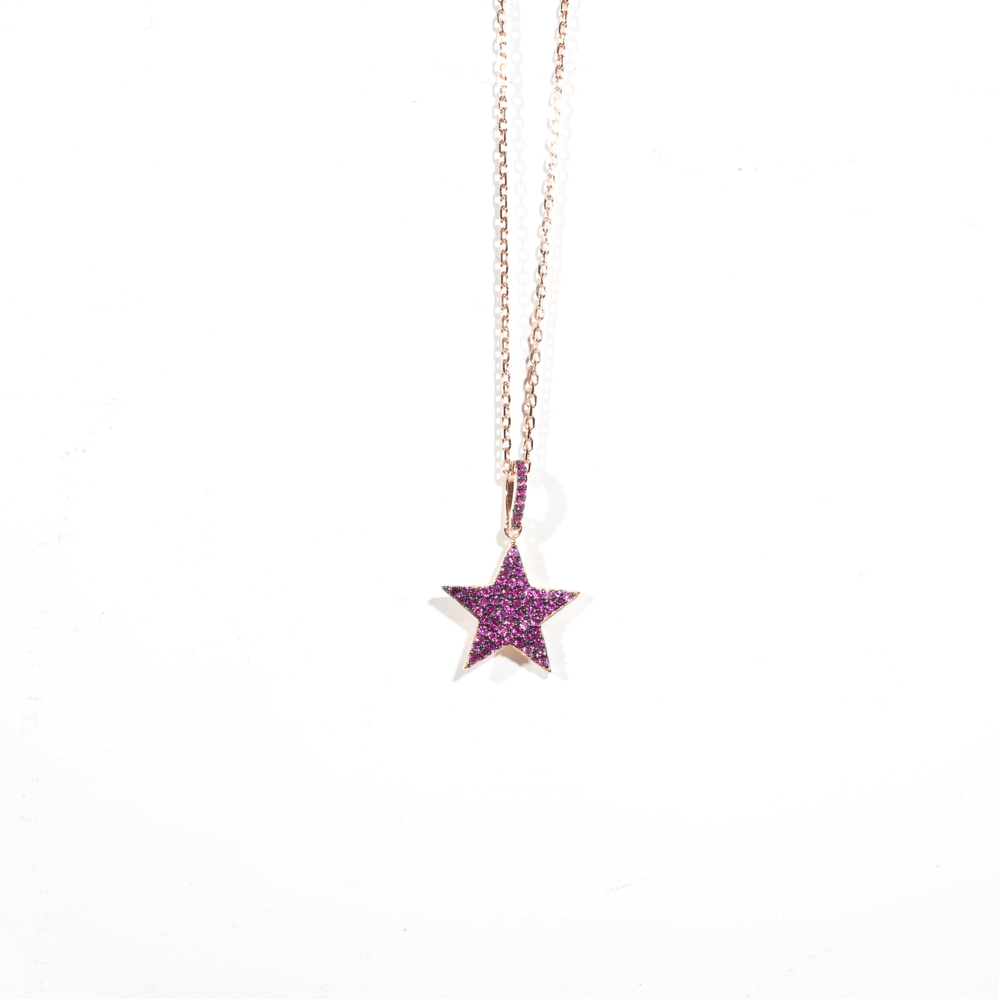 Ruby Star Necklace